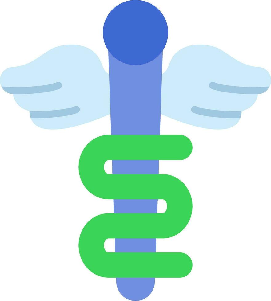 Rod Of Asclepius Vector Icon