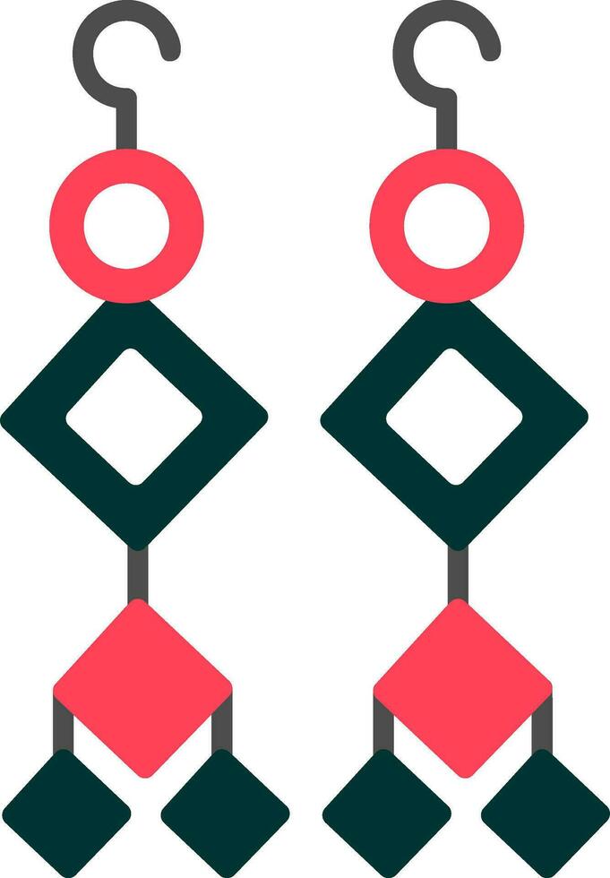 Earrings Vector Icon