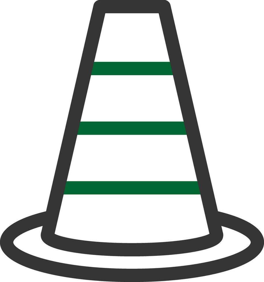 Traffic Cone Creative Icon Design vector