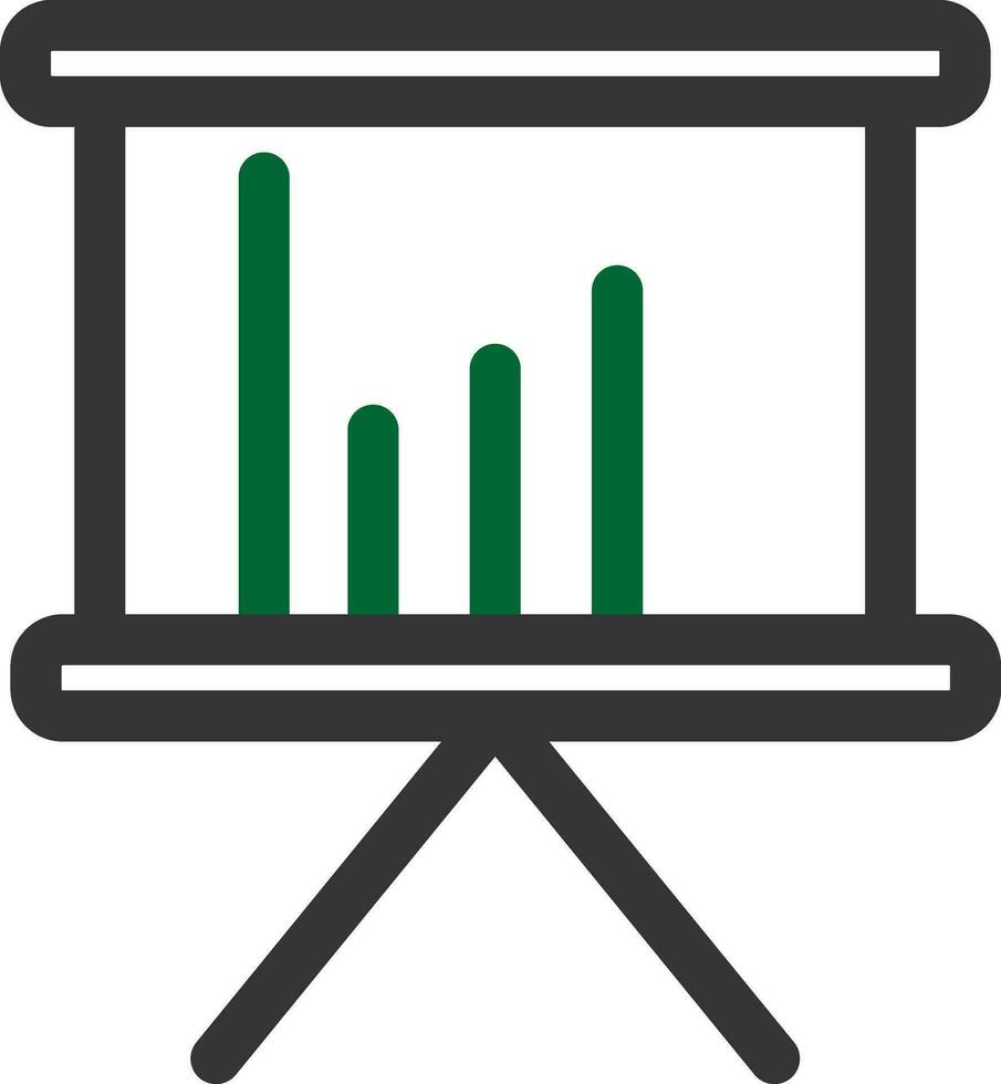 Growth Char Creative Icon Design vector
