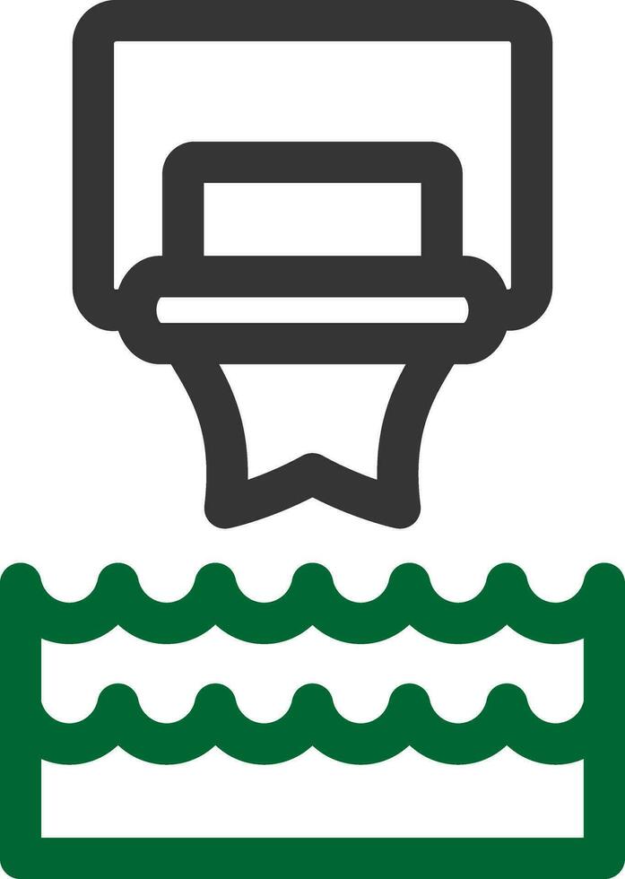 Water Basketball Creative Icon Design vector