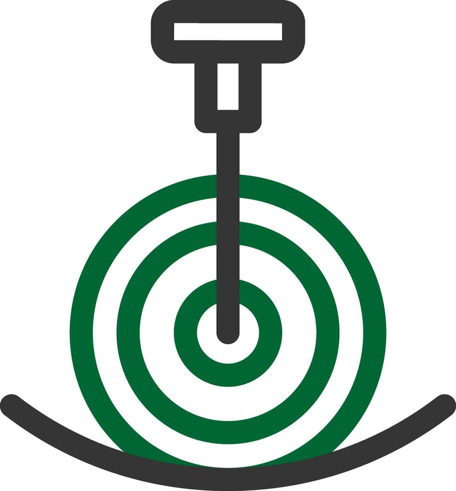 Unicycle Performance Creative Icon Design vector