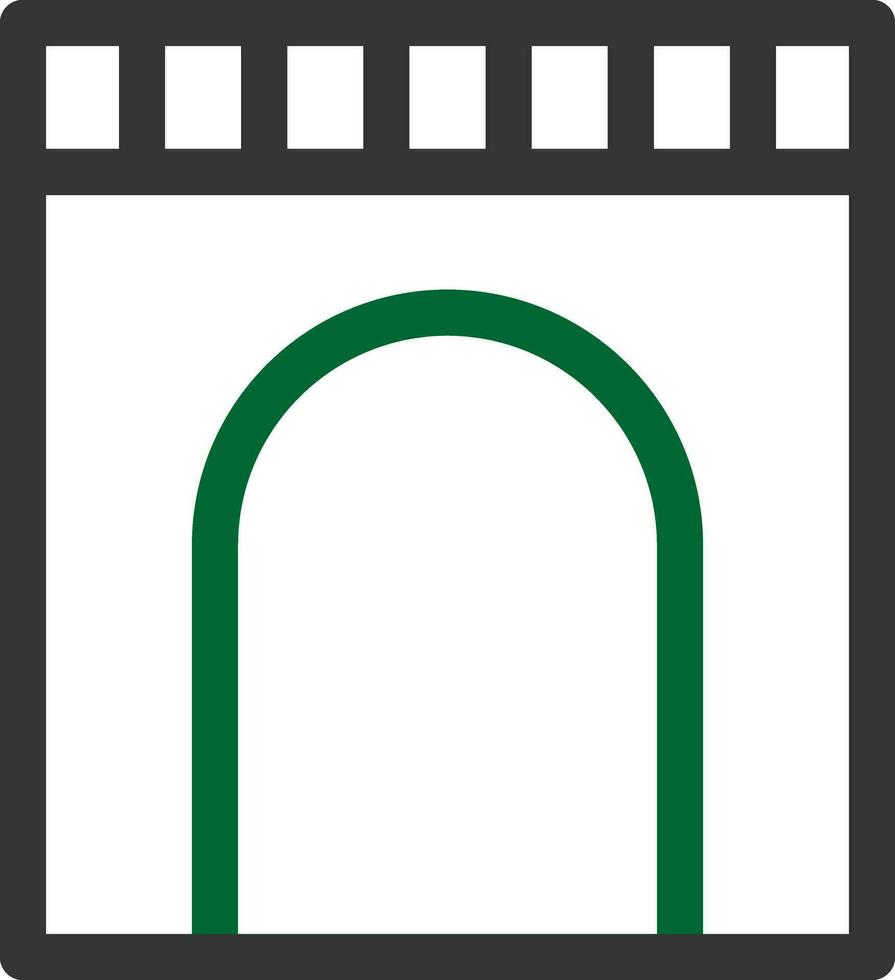 Tunnel Creative Icon Design vector