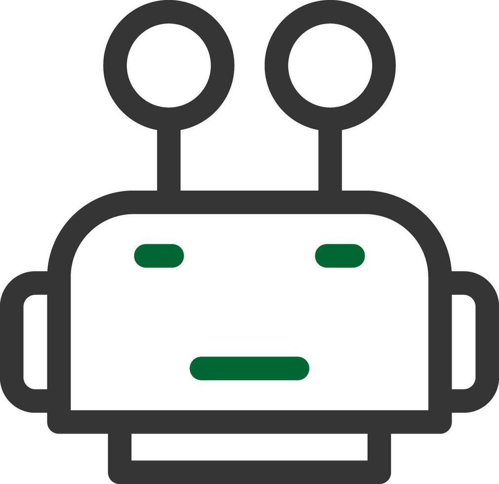 Robot Face Creative Icon Design vector