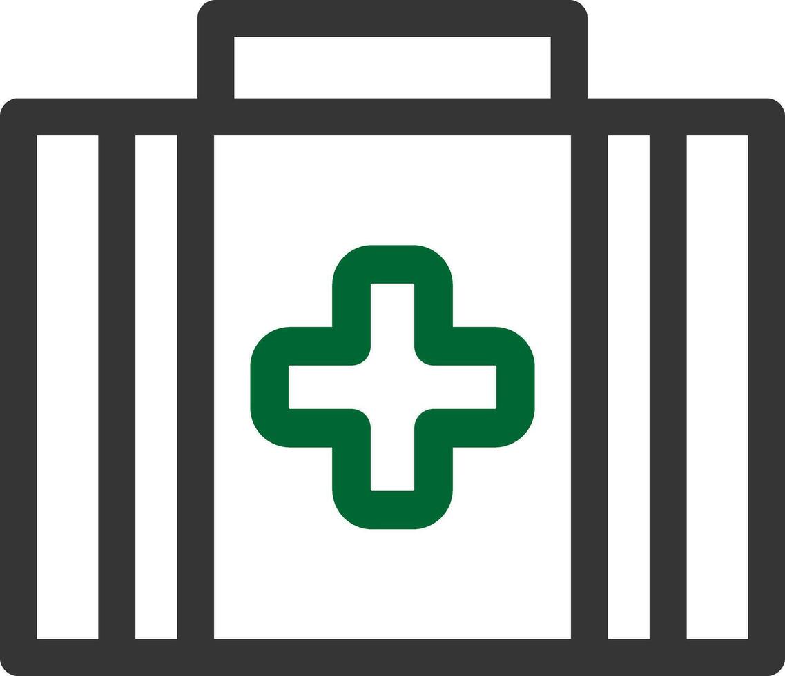 First Aid Kit Creative Icon Design vector