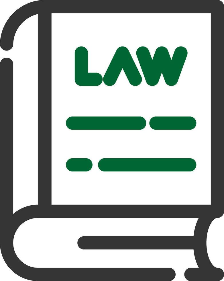 Law Book Creative Icon Design vector