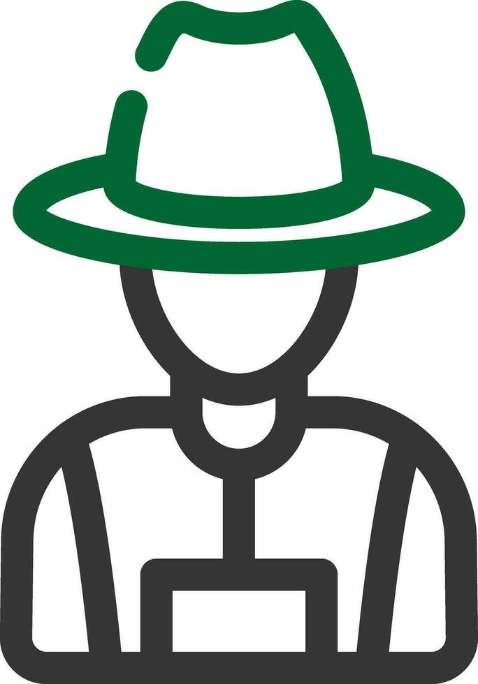Farmer Creative Icon Design vector