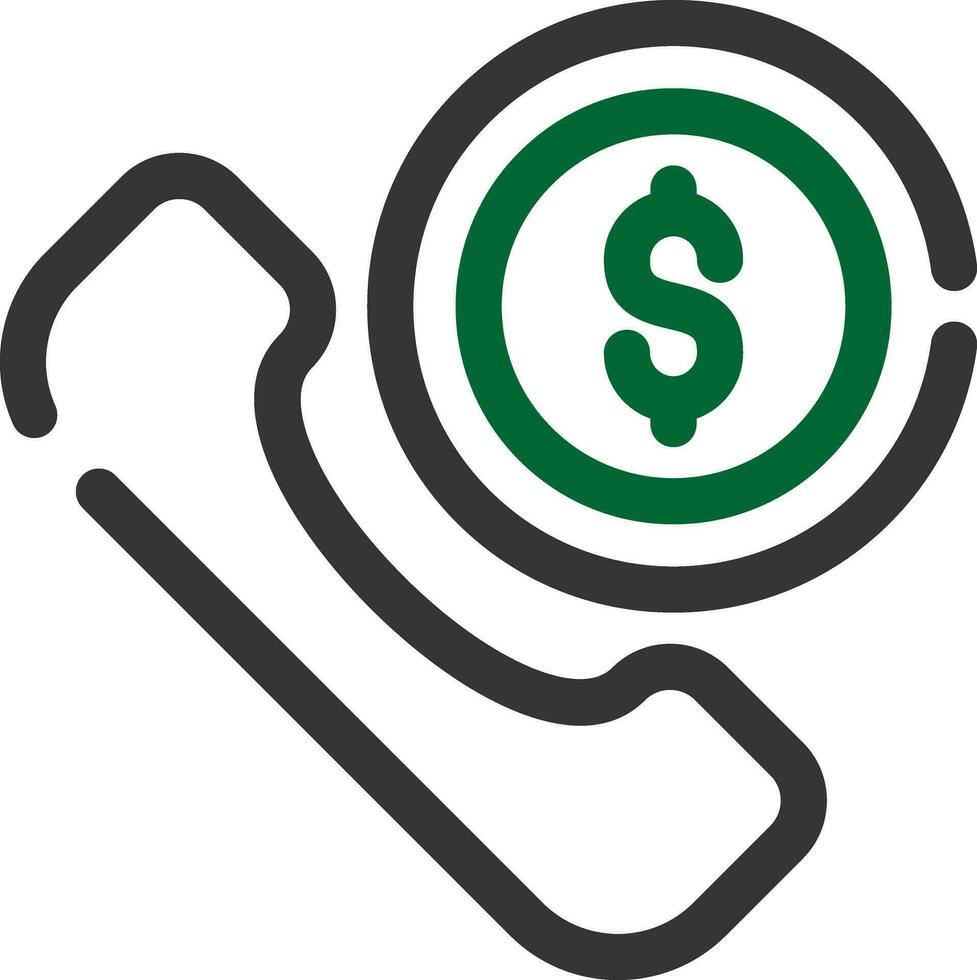 Phone Call Creative Icon Design vector