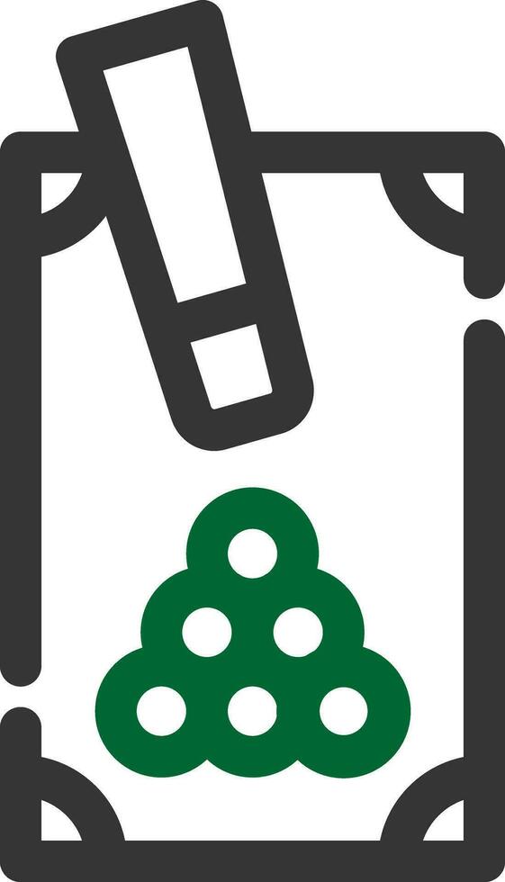 Snooker Creative Icon Design vector