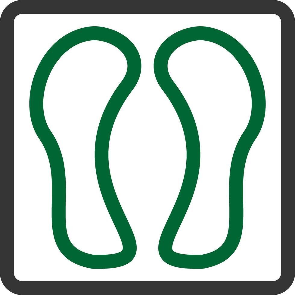 Footprint Creative Icon Design vector