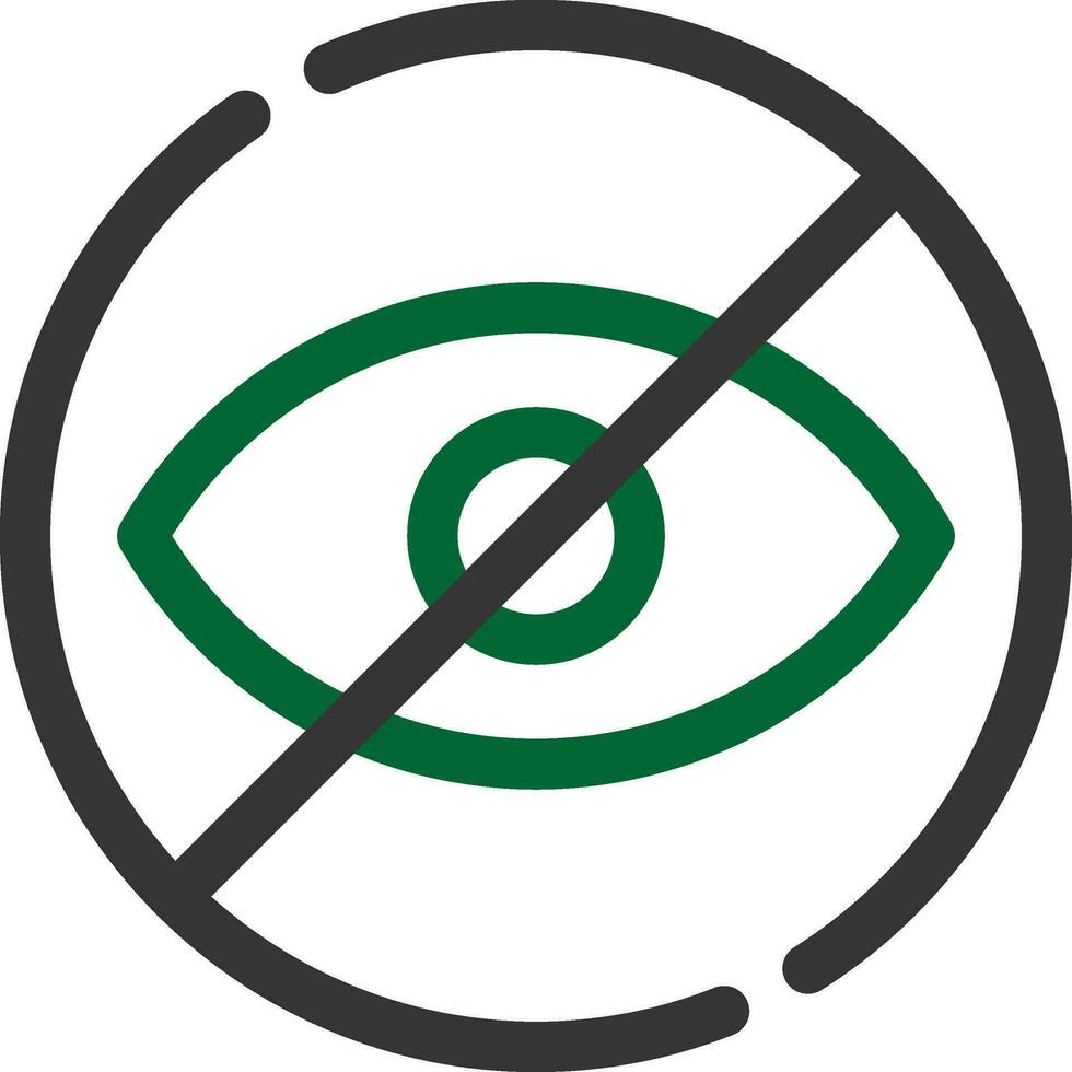 Blindness Creative Icon Design vector