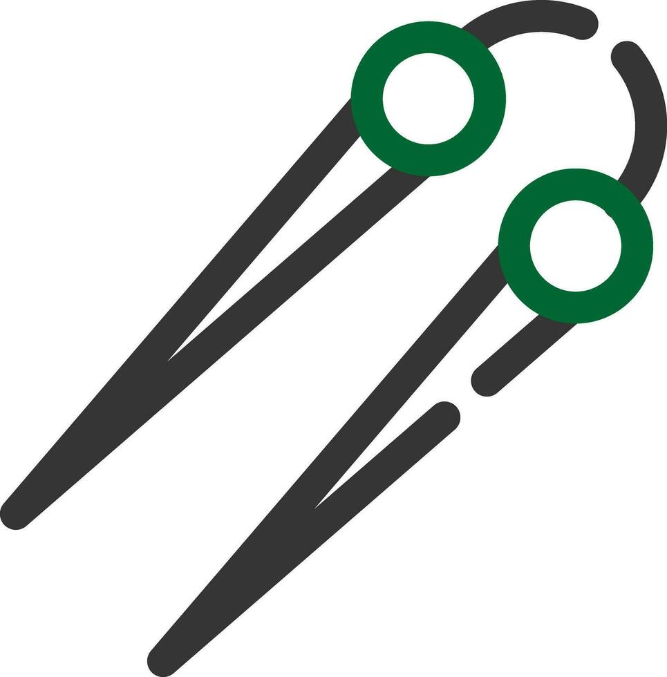 Knitting Needles Creative Icon Design vector