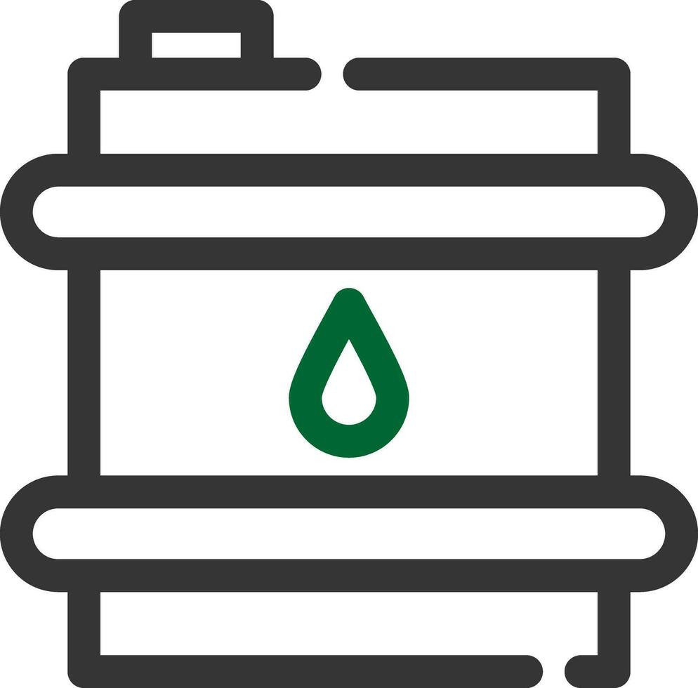 diseño de icono creativo de barril de petróleo vector