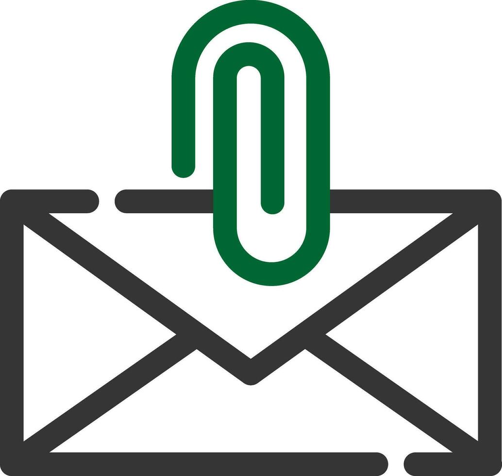 Attach File Email Creative Icon Design vector
