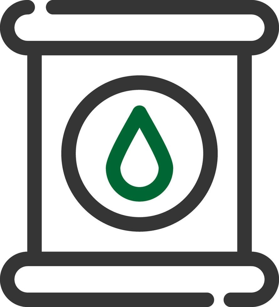 diseño de icono creativo de aceite usado vector