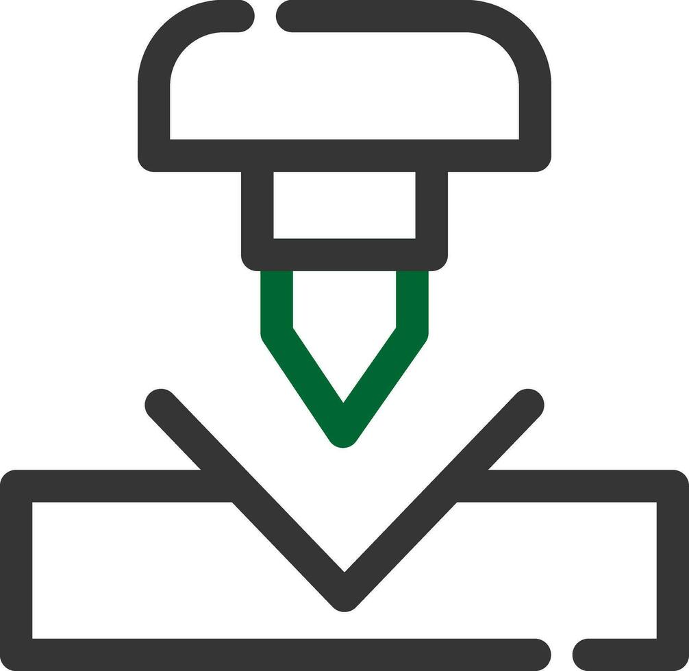 Bending Creative Icon Design vector