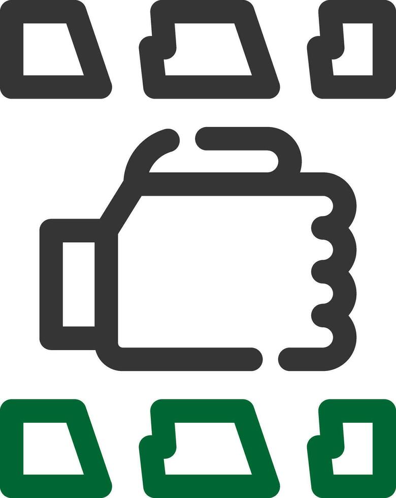 Hand Creative Icon Design vector