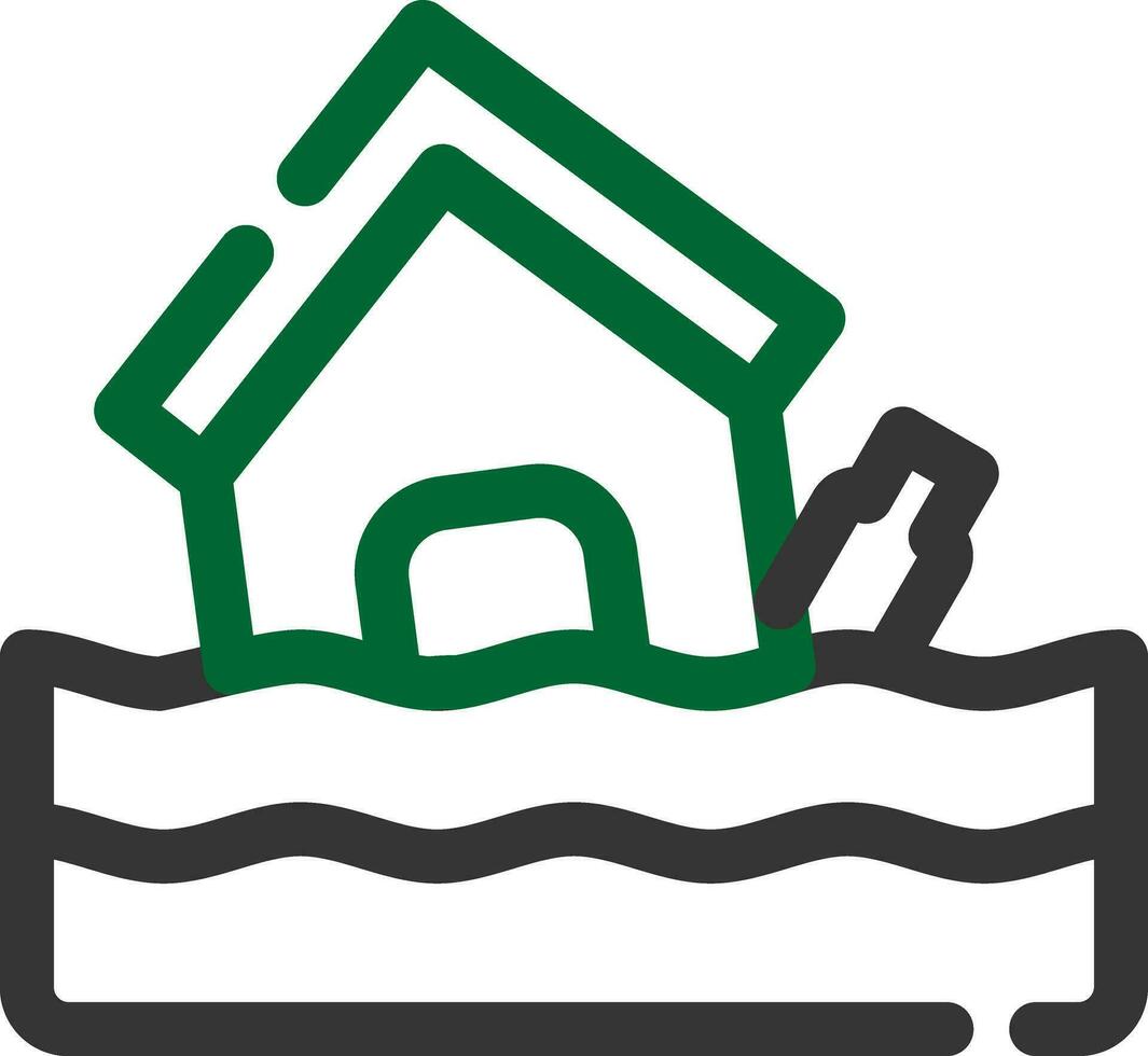 Flood Creative Icon Design vector