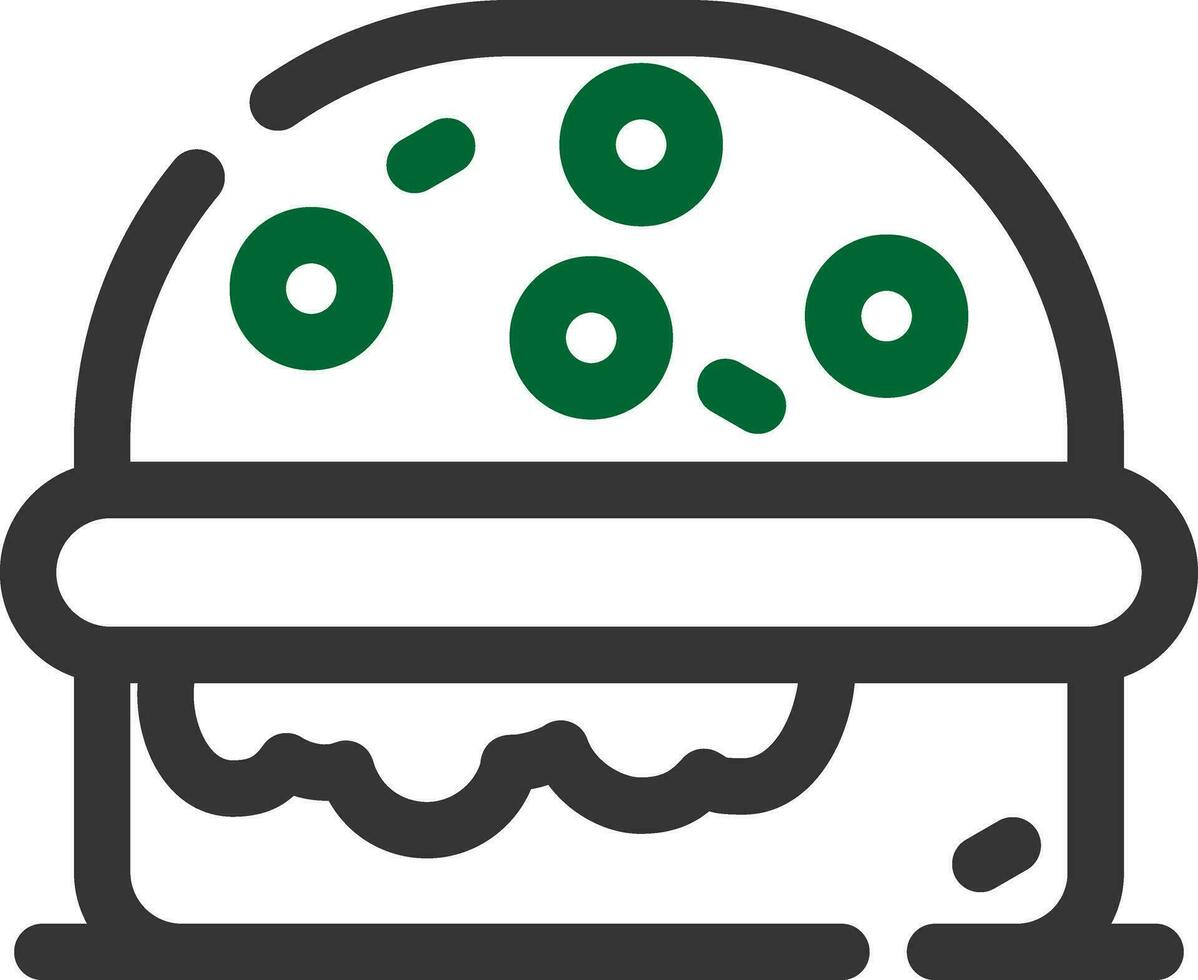 diseño de icono creativo de hamburguesa vector