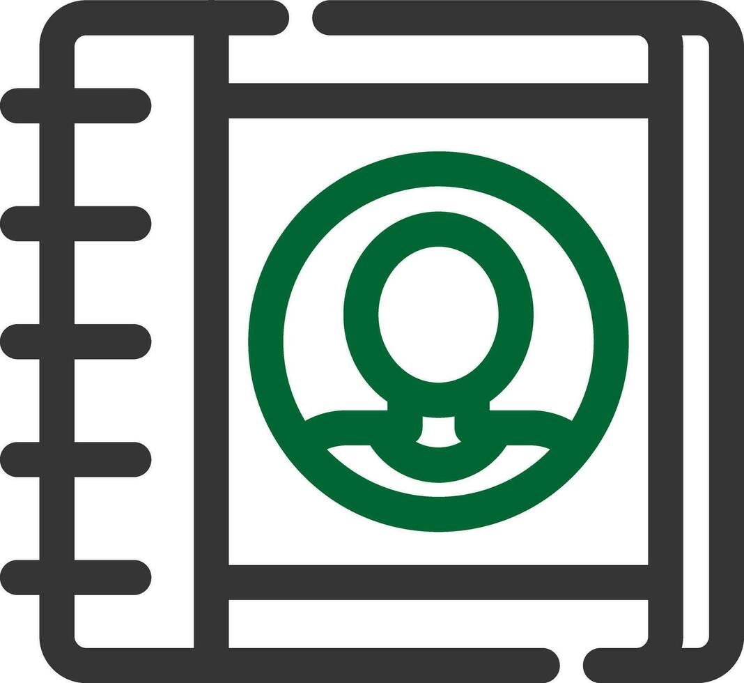 Address Book Creative Icon Design vector
