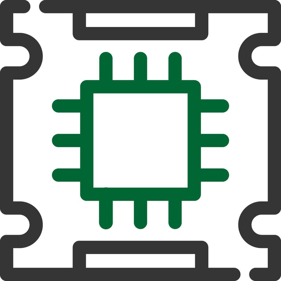 Processor Creative Icon Design vector