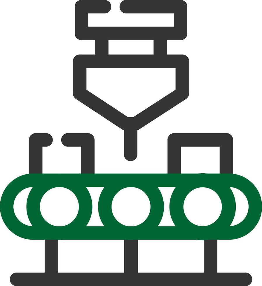 Conveyor Belt Creative Icon Design vector