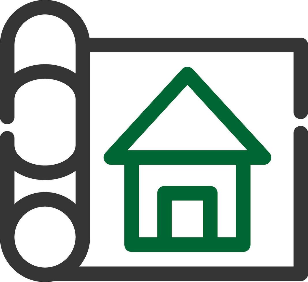 House Sketch Creative Icon Design vector