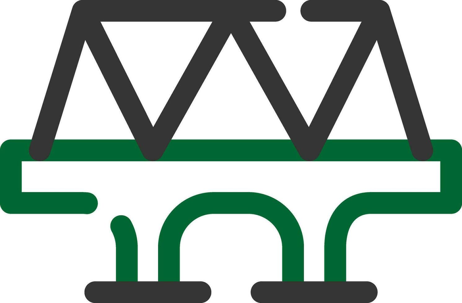 Bridge Creative Icon Design vector