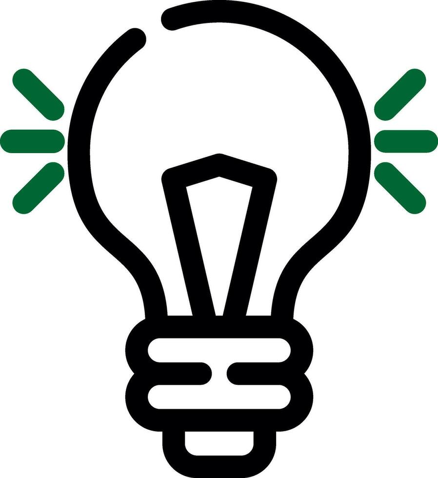 Light Bulb Creative Icon Design vector