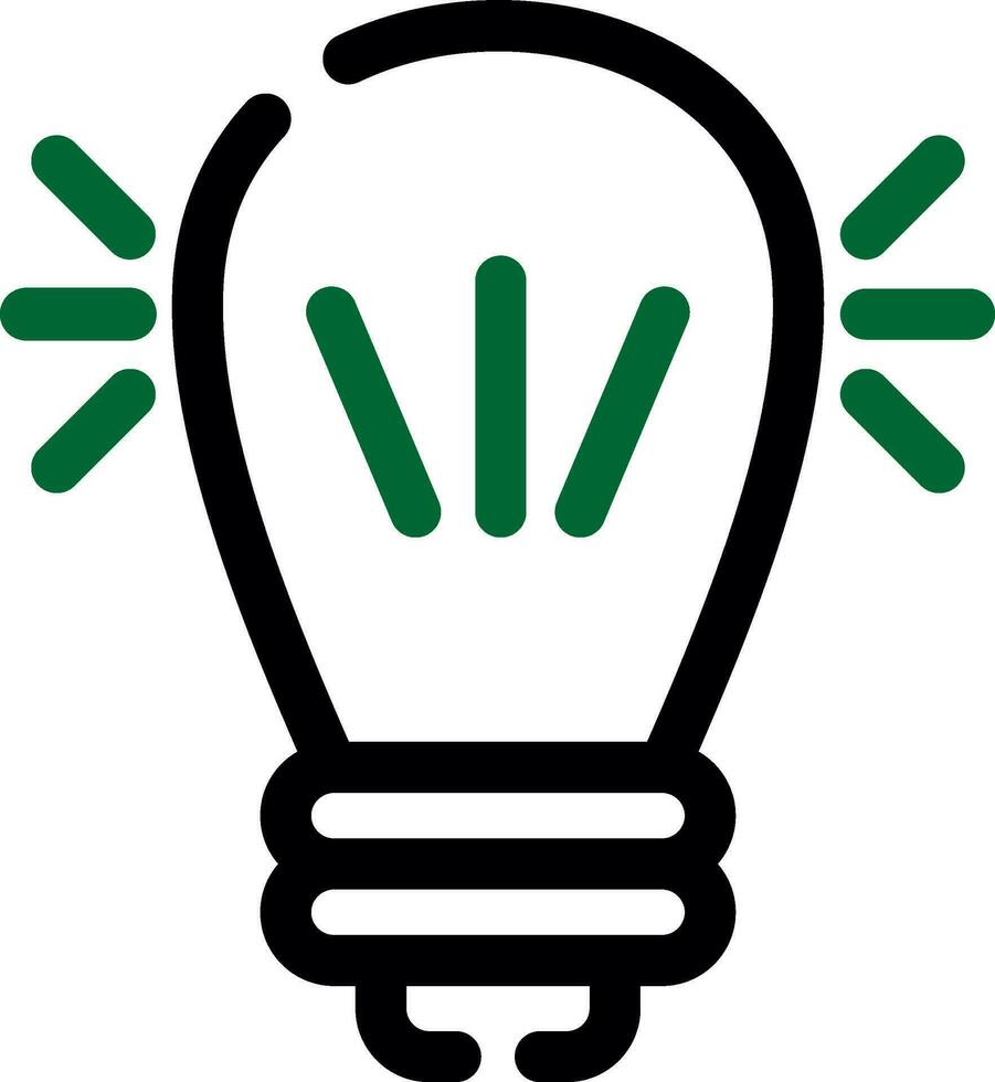 Led Lamp Creative Icon Design vector
