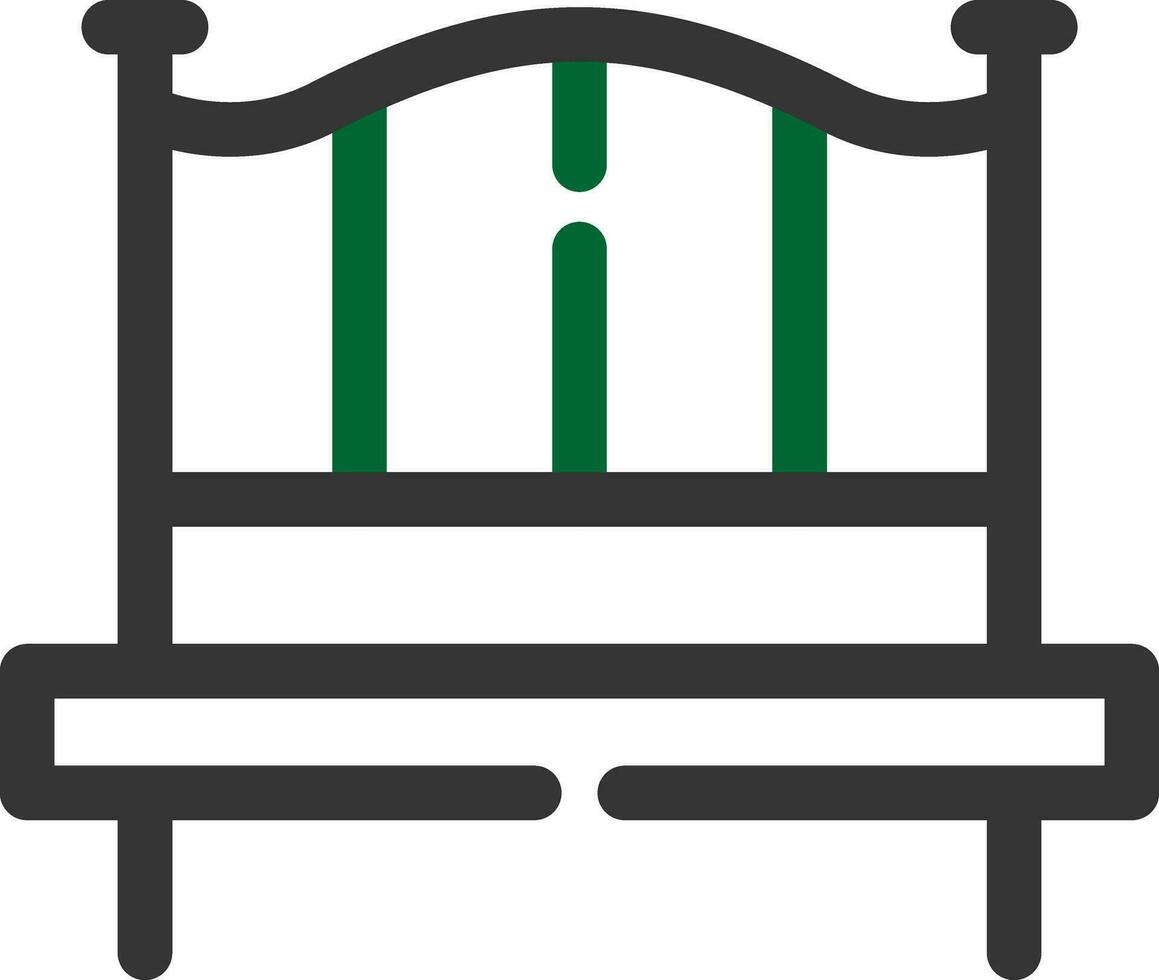 Bench Creative Icon Design vector