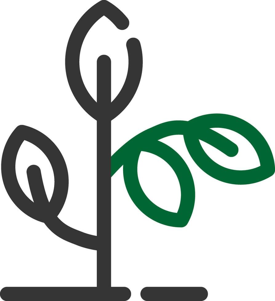 diseño de icono creativo de planta vector