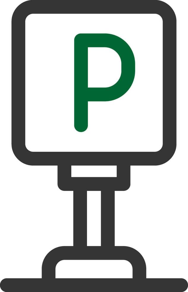 Parking Creative Icon Design vector