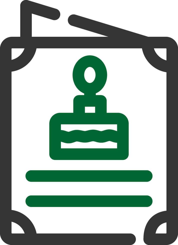 Birthday Card Creative Icon Design vector