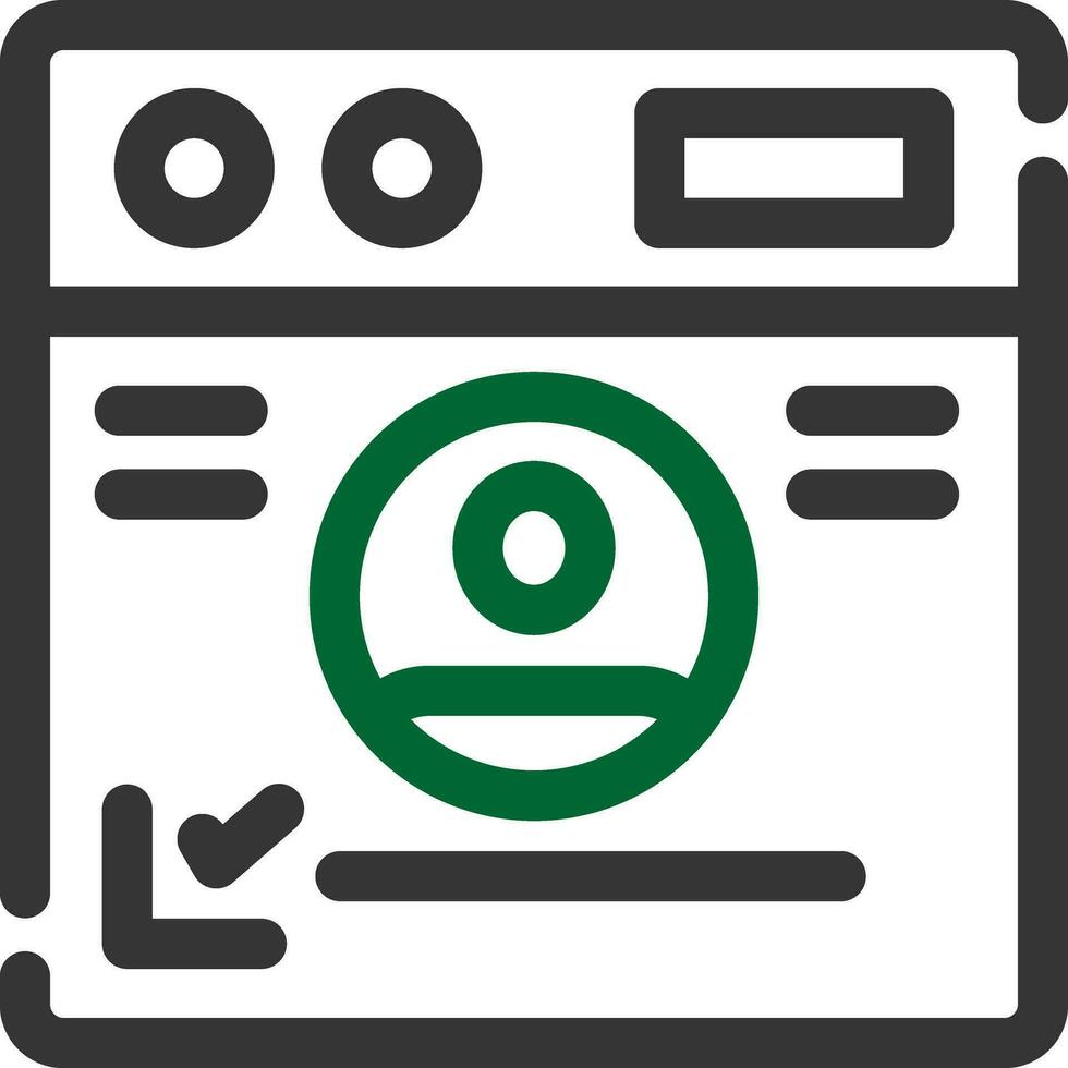 Personal Information Creative Icon Design vector