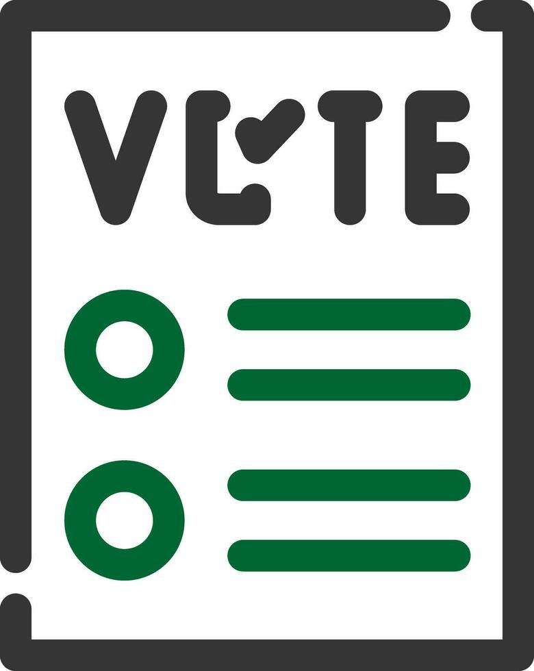 Ballot Creative Icon Design vector