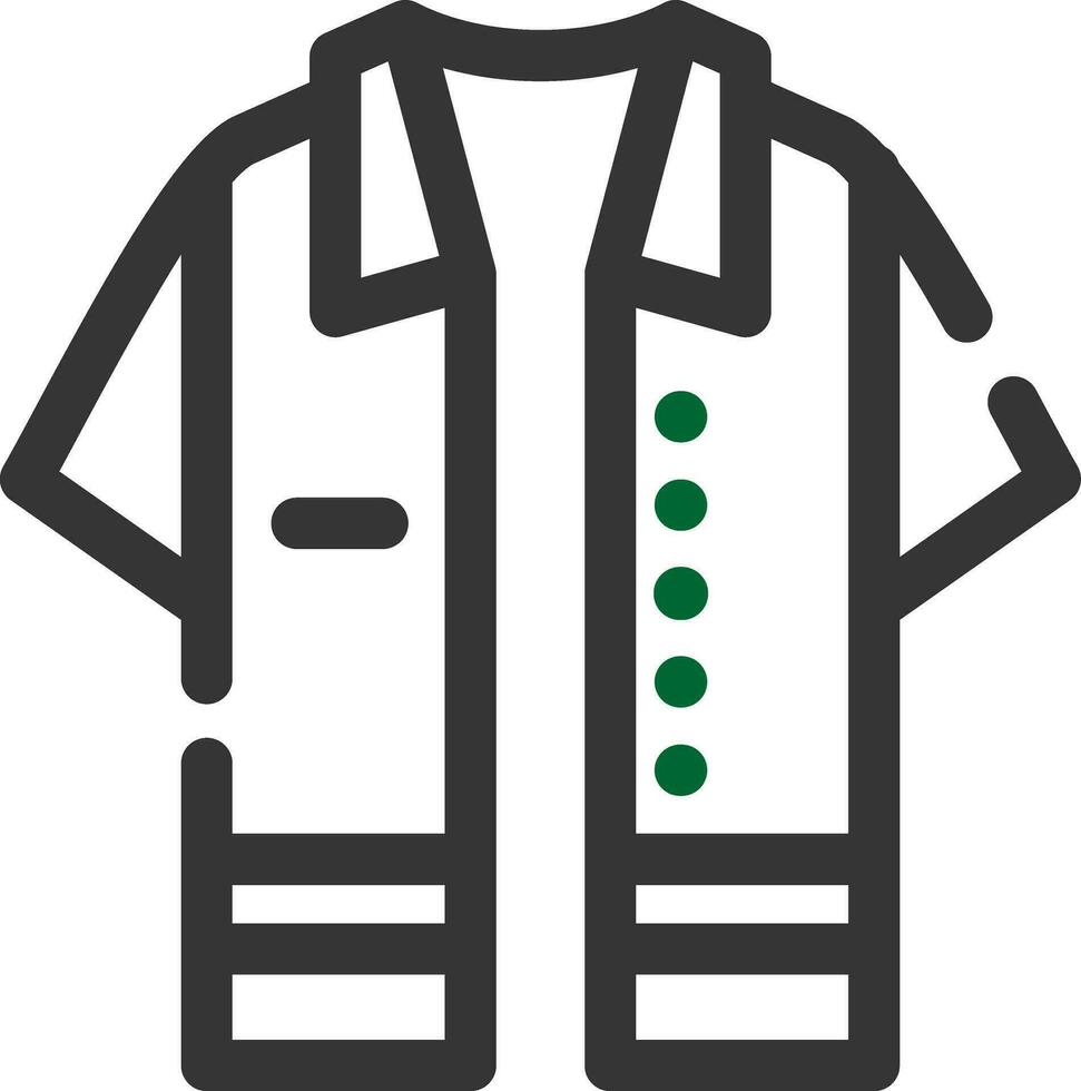 diseño de icono creativo de camisa vector