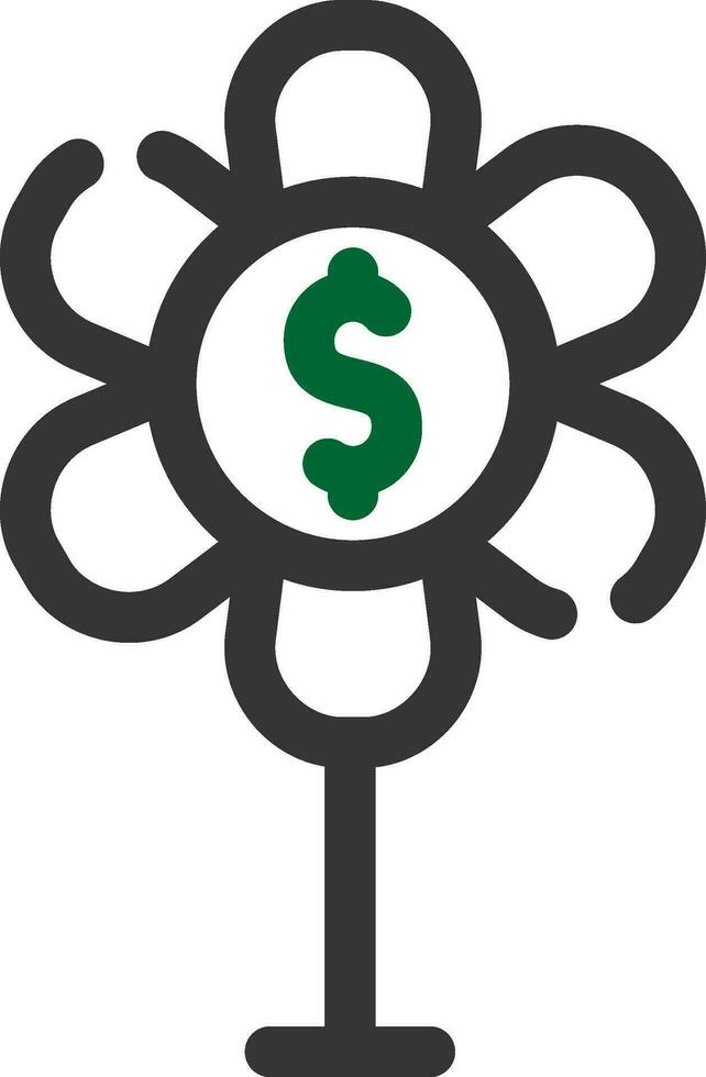 Money Growth Creative Icon Design vector