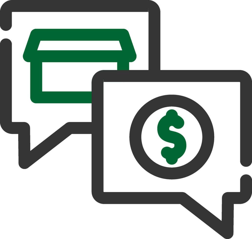 Money Talk Creative Icon Design vector