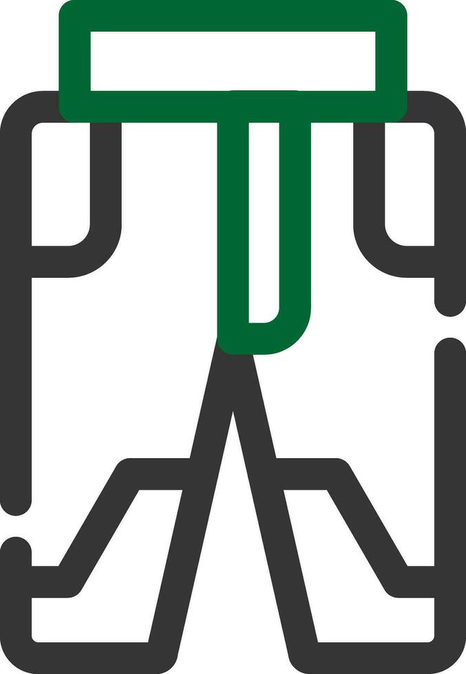 Ski Pant Creative Icon Design vector