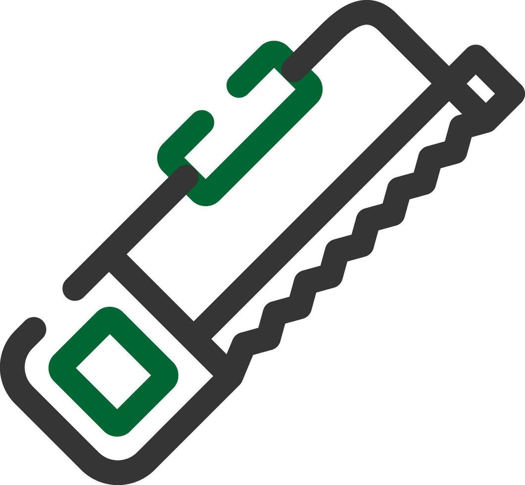 Hack Saw Creative Icon Design vector