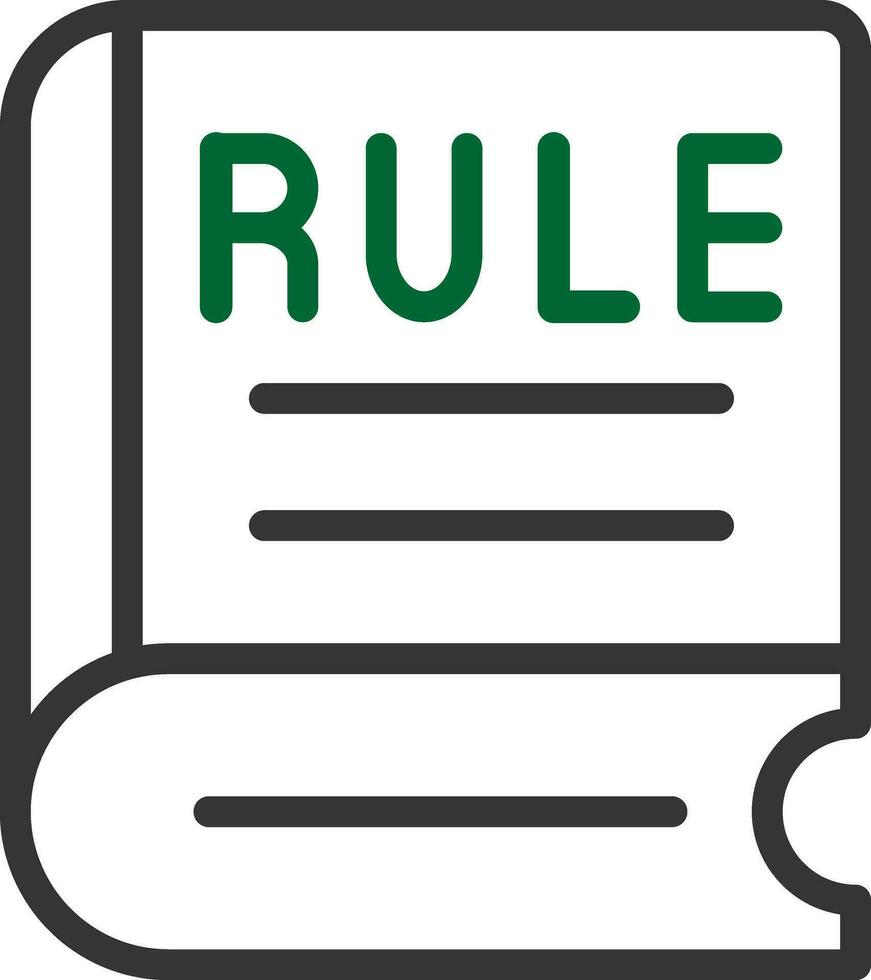 Rule Creative Icon Design vector