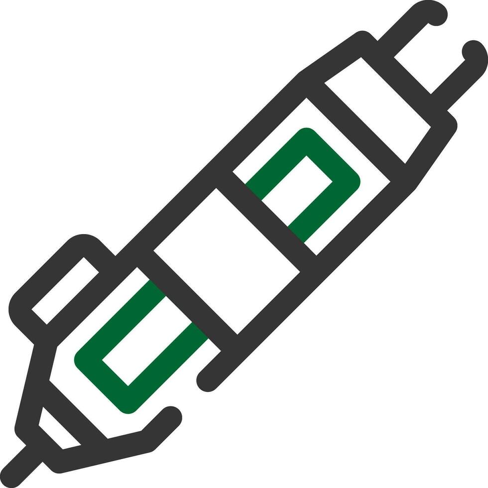 3D Pen Creative Icon Design vector