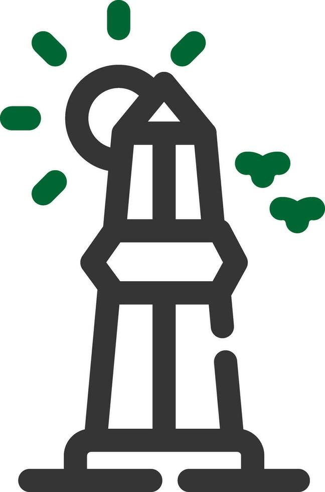 diseño de icono creativo de obelisco vector