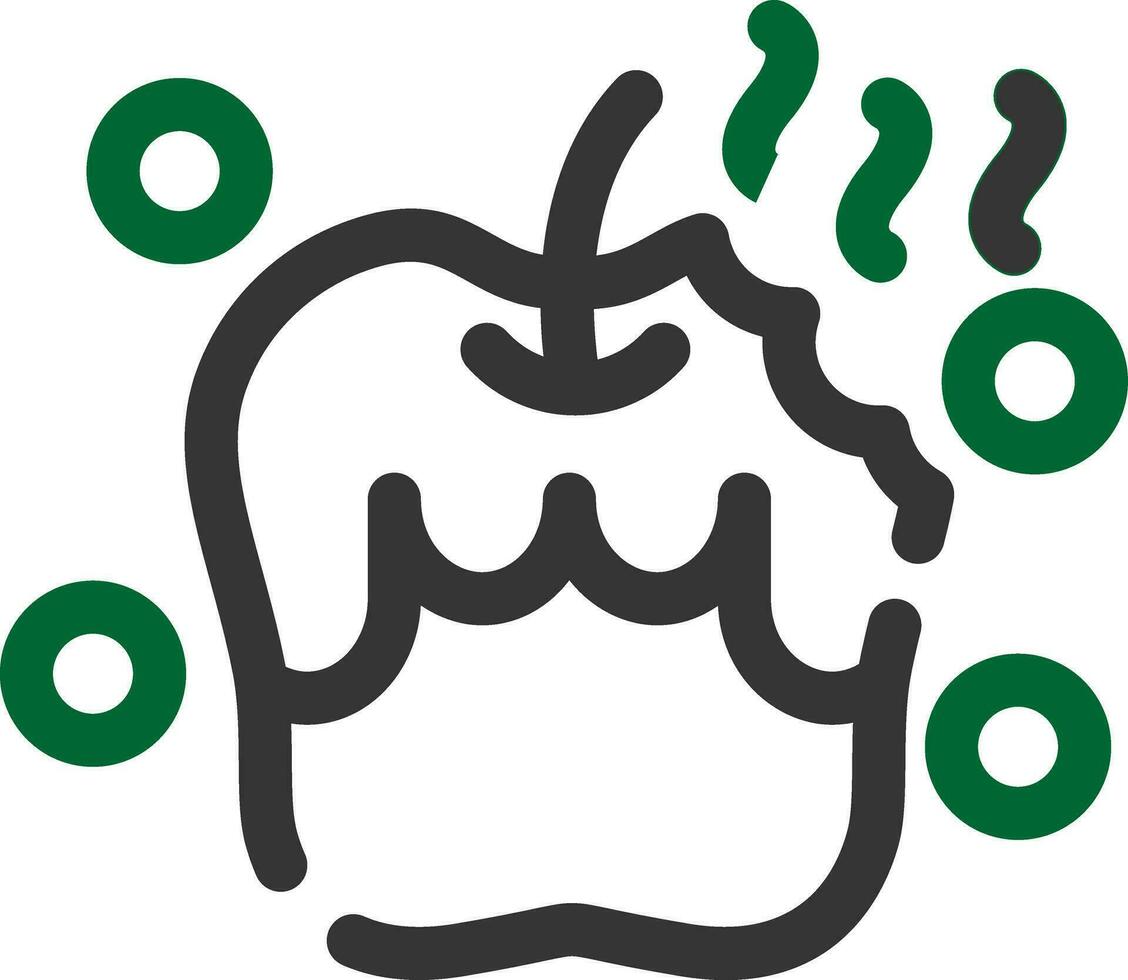 Rotten Creative Icon Design vector