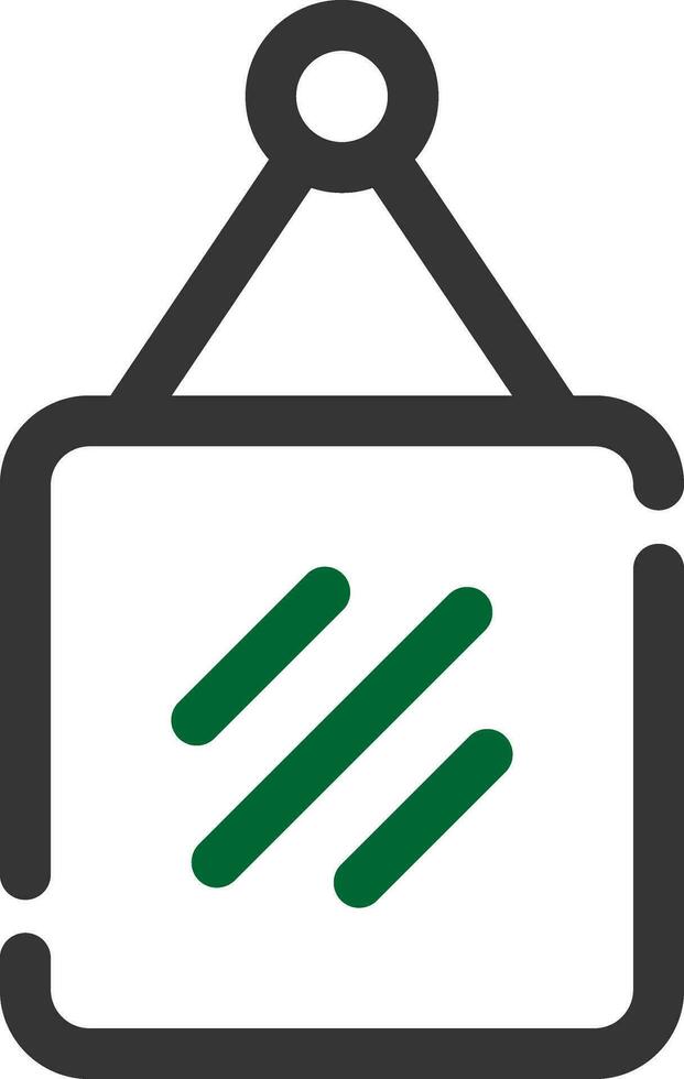 Mirror Creative Icon Design vector