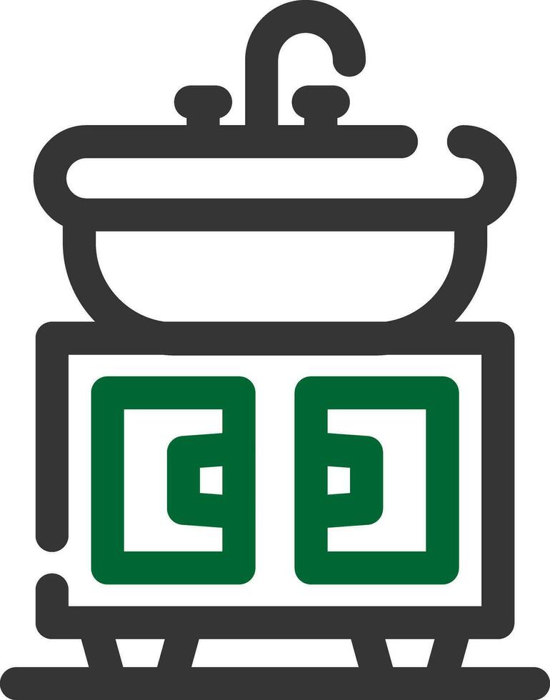 Washbasin Creative Icon Design vector