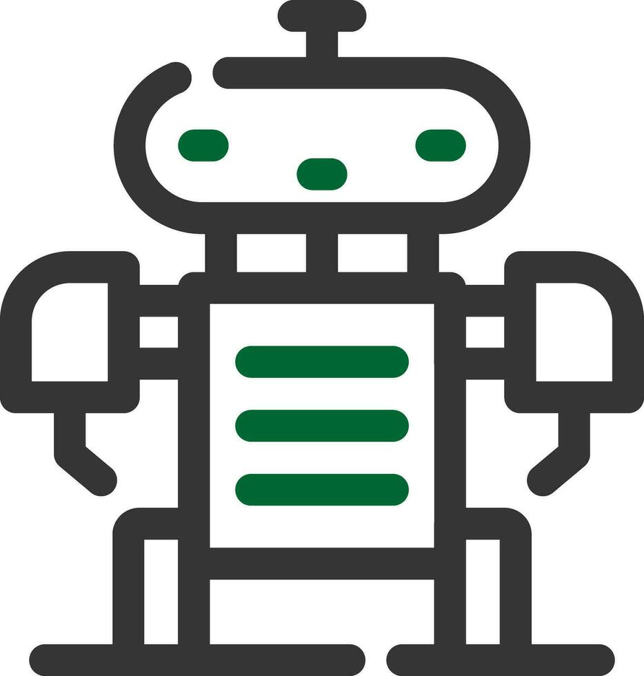 diseño de icono creativo robot vector