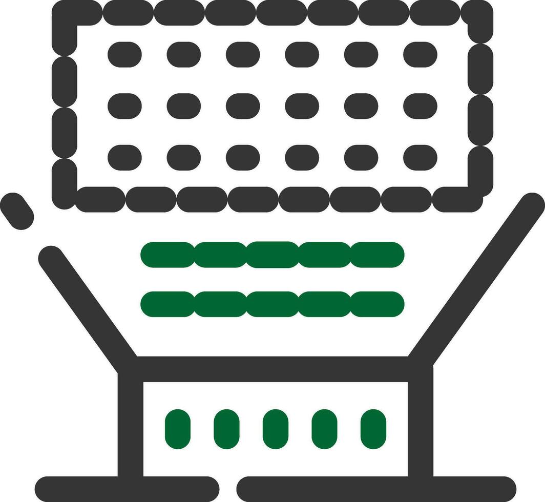 Laser Keyboard Creative Icon Design vector
