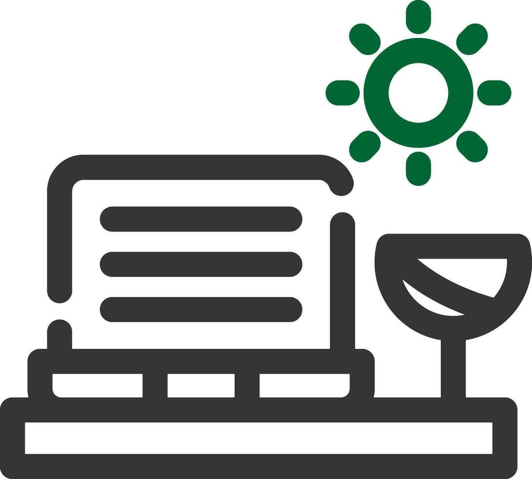 Digital Nomad Creative Icon Design vector